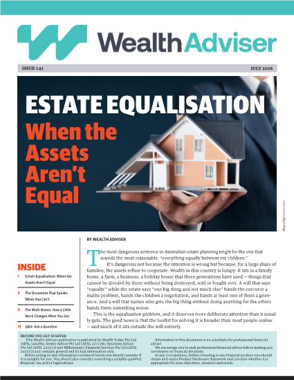 Wealth Adviser newsletter - Issue 141