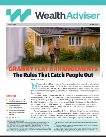 Wealth Adviser newsletter - Issue 138
