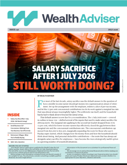 Wealth Adviser newsletter - Issue 142