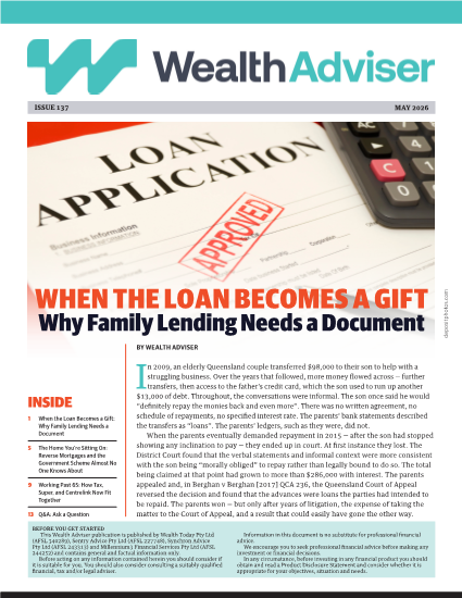 Wealth Adviser newsletter - Issue 137